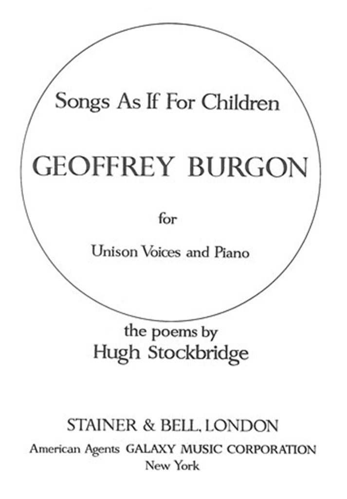 Songs As If For Children